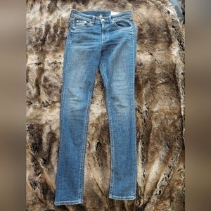 Rag and Bone High Rise Skinny Jeans